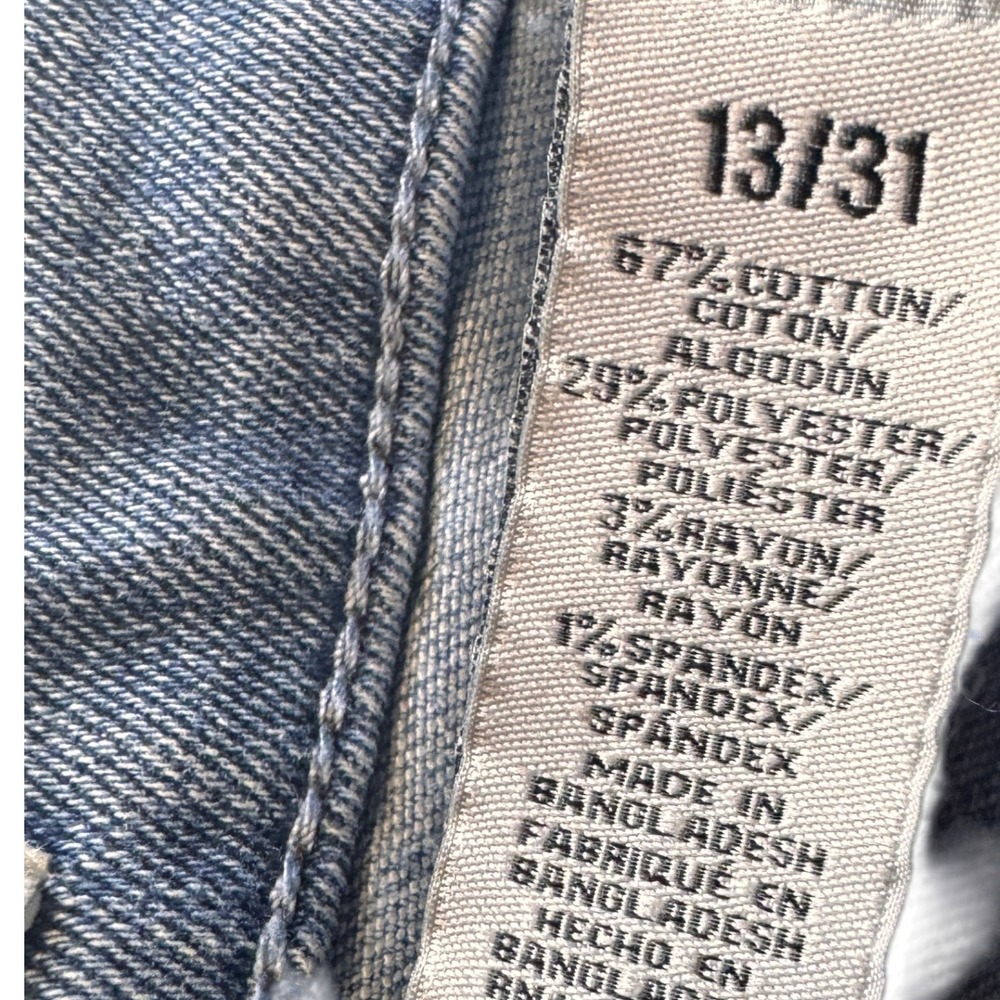 RE Generation Celebrity Pink Distressed Denim Jogger Jeans Size 13/31‎ - Picture 8 of 10